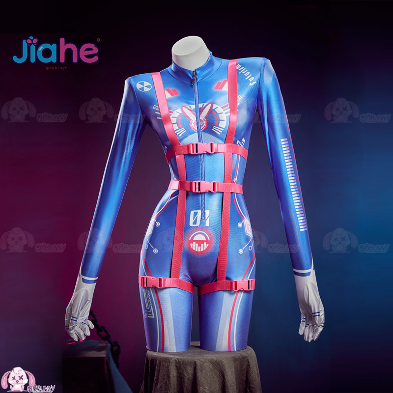 Anime Cosplay Jumpsuit - Костюм для косплея D.va из игры