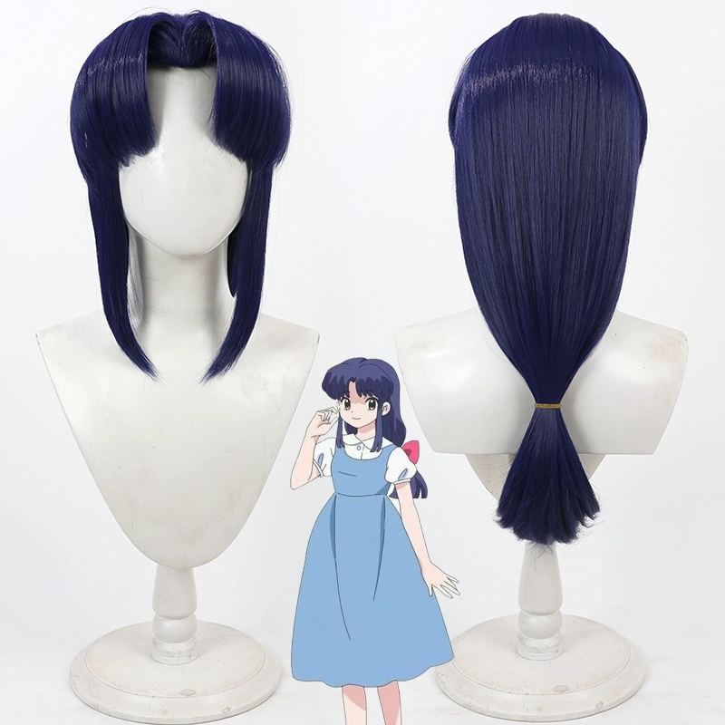 Anime Cosplay Blue Hair - Аниме Ranma 1/2 Akane Tendo Косплей