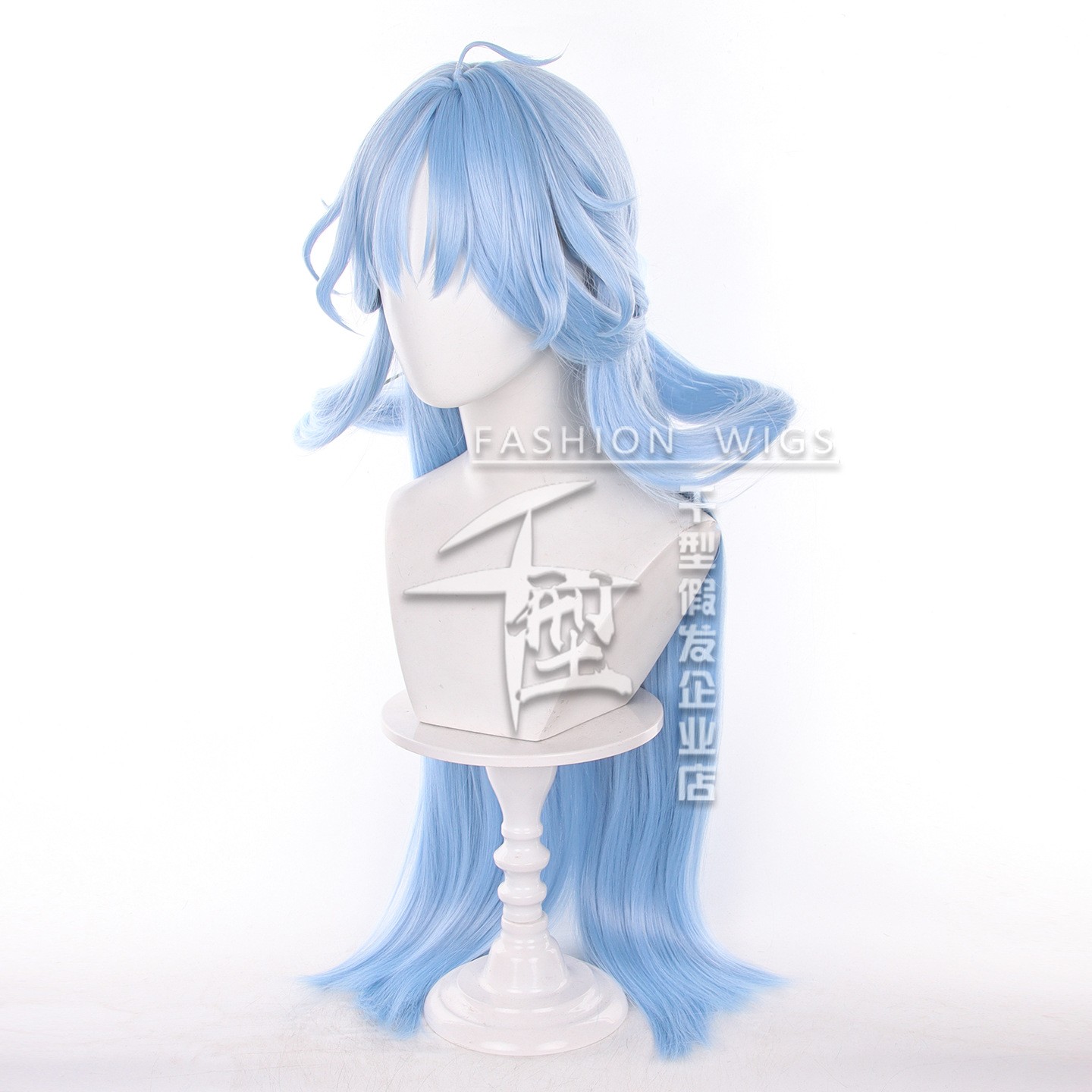Парик для косплея Чинсяо из иг – обзор и цена Anime Cosplay Blue Hair